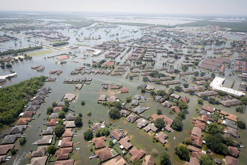 Hurricane Harvey will continues to threaten public health long after floodwaters have subsided (Wikimedia Commons).