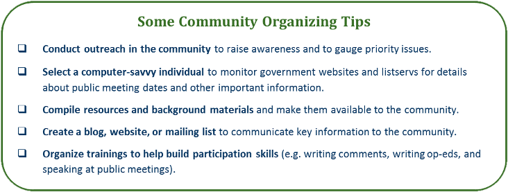 Community Organizing