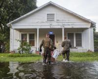 Hurricane Harvey poses health risks, even after floodwaters have subsided (DoD).