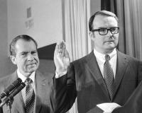 William Ruckelshaus is sworn in as administrator of the new Environmental Protec