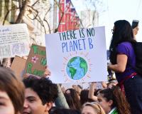Youth Protestors - There is no Planet B