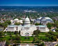 Aerial view of Capitol building