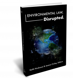 Book cover of "Environmental Law, Disrupted."