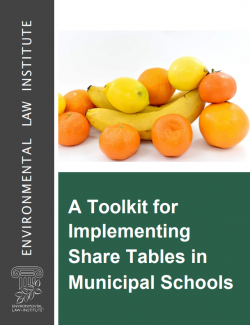 Front cover of a toolkit for share tables in municipal schools.