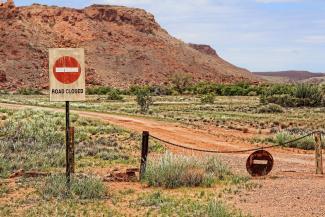 road closed