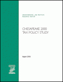 Chesapeake 2000 Tax Policy Study